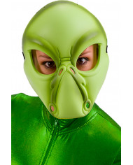 Maschera in plastica rigida con le sembianze di uno spaventoso Maschera in plastica rigida con le sembianze di uno spaventoso