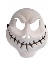 Plastic mask with the appearance of a scary ghost with a