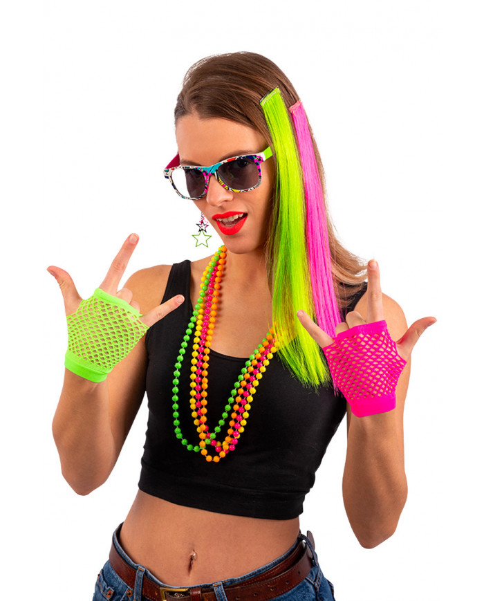 Disguise set consisting of 4 necklaces, 2 extentions, glasses Disguise set consisting of 4 necklaces, 2 extentions, glasses