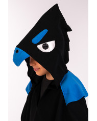 Cape with hood for kid. Length cm.50. Disguise based on the Cape with hood for kid. Length cm.50. Disguise based on the