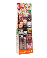 Displaybox h.cm.190x60x35 containing 138 assorted Carnival