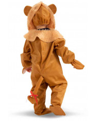 Costume da leoncino per bambini con criniera e coda. Composto