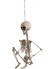 White plastic adjustable skeleton high cm.70. Hanging