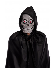 Full-face plastic skull mask with bulging eyes. Accessory for Full-face plastic skull mask with bulging eyes. Accessory for