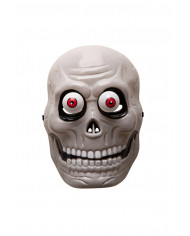 Full-face plastic skull mask with bulging eyes. Accessory for Full-face plastic skull mask with bulging eyes. Accessory for