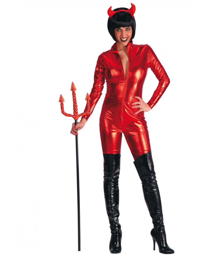 Red stretchy lycra bodysuit