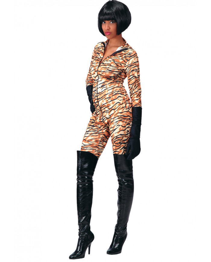 Striped stretchy lycra bodysuit. Striped stretchy lycra bodysuit.