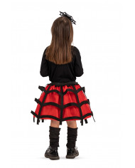 Set consisting of skirt and headband decorated with spider and