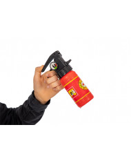 Set consisting of jacket and hat in red fabric, fake fire