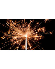 Confezione di 10 candele magiche scintille con lunghezza cm.26