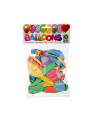 Pack containing 20 balloons with a diameter of about 26 cm, in