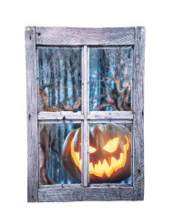 Fabric curtain measuring approximately 120x80 cm, with printed