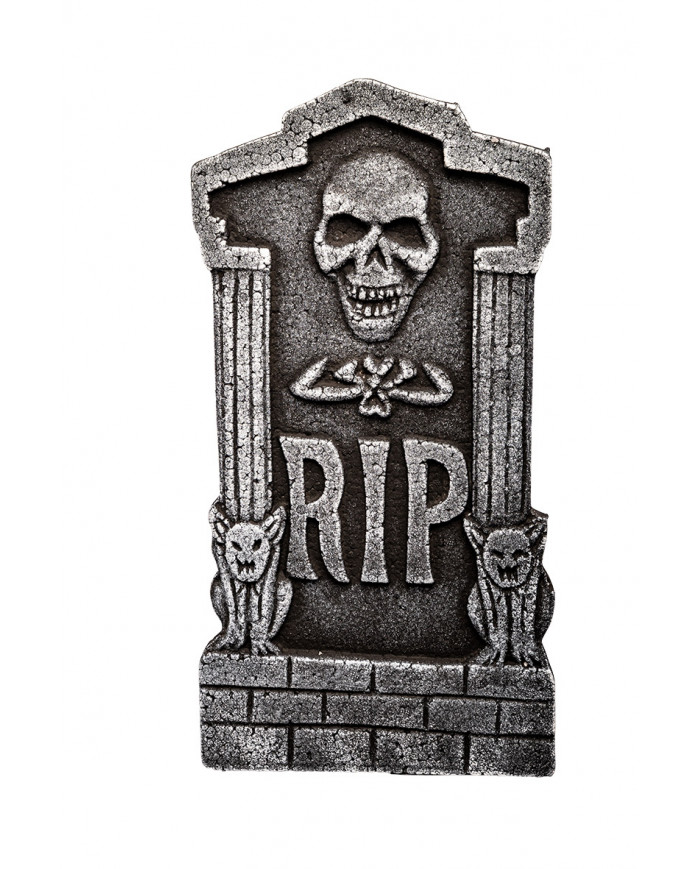 Polystyrene tombstone in assorted models measuring