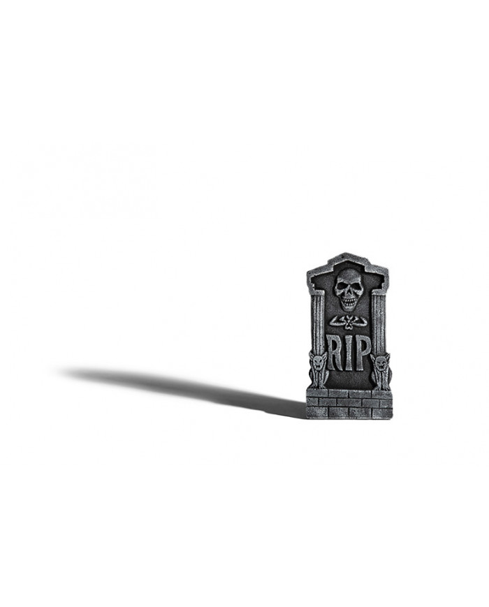 Polystyrene tombstone in assorted models measuring