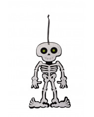 Felt skeleton, approx. 40 cm tall. Hanging decoration suitable