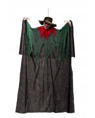 Clown with hat, tunic and bright eyes. Terrifying decoration to Clown with hat, tunic and bright eyes. Terrifying decoration to