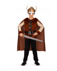 Costume da guerriero vichingo per bambino composto da casacca