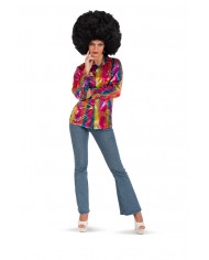 Disco dance blouse, for woman in one size that dresses S/M.