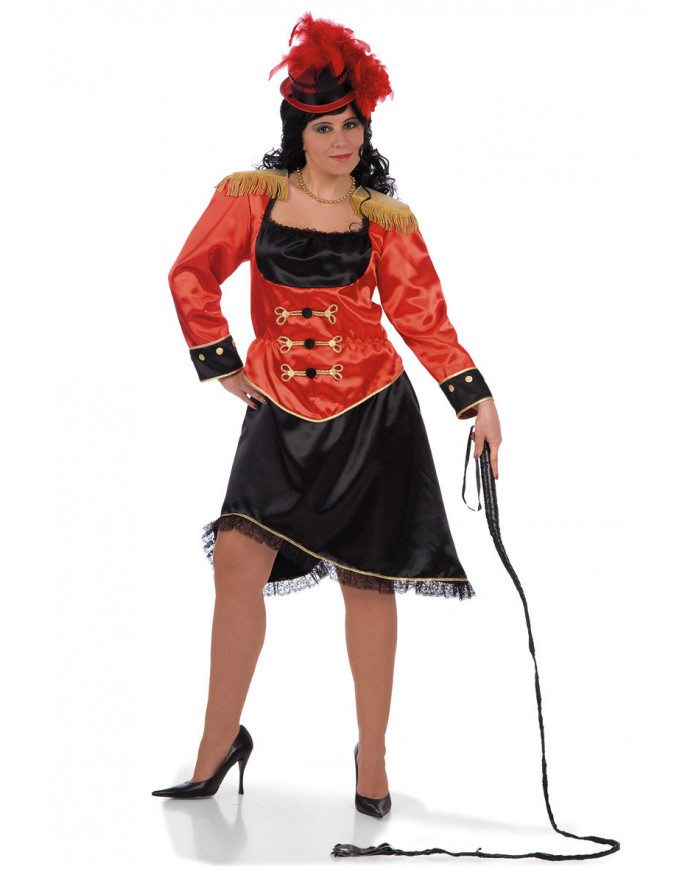 Costume domatrice composto da gonna e casacca in raso con