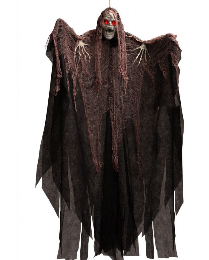 Hanging winged monster, with tunic and lights. Terrifying Hanging winged monster, with tunic and lights. Terrifying