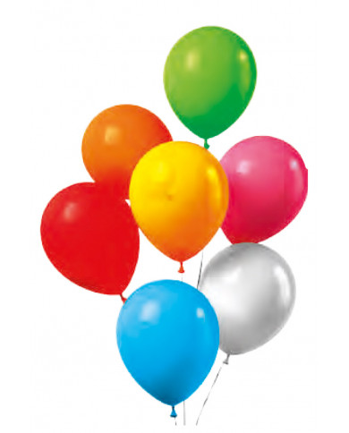 Package containing 20 balloons, with a diameter of about 26 cm