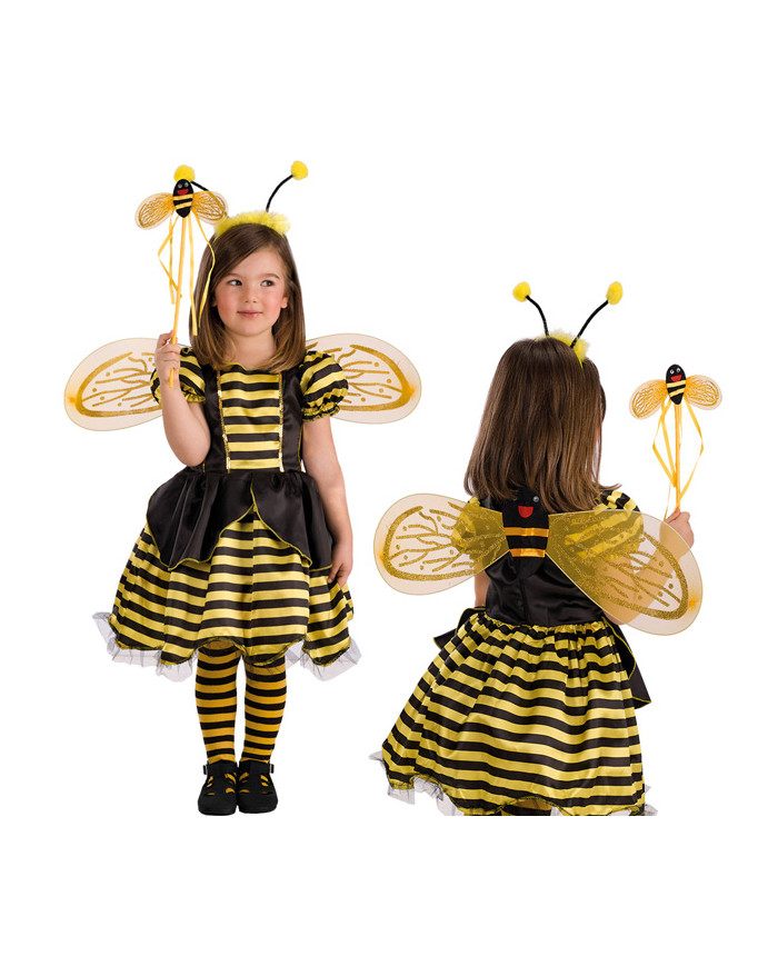 Ananiver Anticuado Redondear a la baja Set abeja para niña (alas de unos 20x65 cm de alto, diadema y varita)