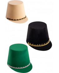 Cappello majorette scamosciato (tg.58) col.ass. c/cartellino/etichetta