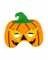 PUMPKIN CHILDREN MASK IN FELT WITH HEADER