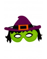 WITCH CHILDREN MASK IN FELT WITH HEADER