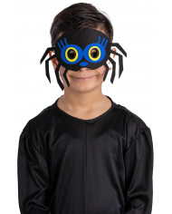 Kleine Spinne-Maske für Kinder aus Filz mit Aufhänger