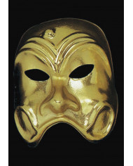 Metallized plastic mask to represent one of the classical