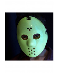 masque hockey G.I.D. (GLOW IN THE DARK) en plastique dur avec carte d’en-tête masque hockey G.I.D. (GLOW IN THE DARK) en plastique dur avec carte d’en-tête