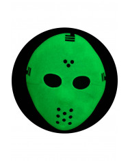 masque hockey G.I.D. (GLOW IN THE DARK) en plastique dur avec carte d’en-tête masque hockey G.I.D. (GLOW IN THE DARK) en plastique dur avec carte d’en-tête