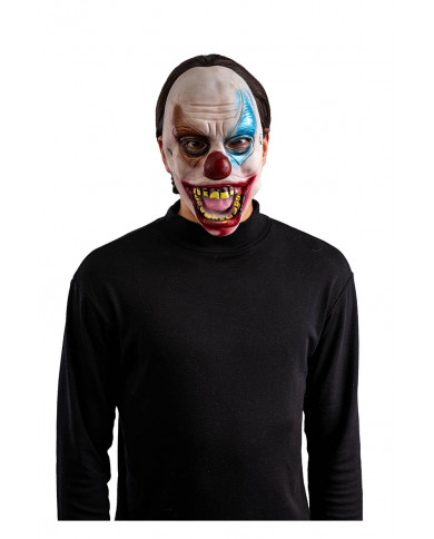 Clown-Maske aus weichem Kunststoff und Aufhänger