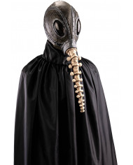 masque en latex avec trompe avec carte d’en-tête