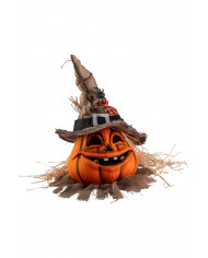 HIGH QUALITY PUMPKIN MASK IN SOFT FABRIC WITH REMOVABLE JUTA HAT IN BAG
