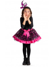 PURPLE CHILDREN TUTU WITH SPIDERWEBS L.CM.30 ONE SIZE IN PBH