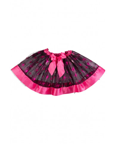 tutu violet pour filles avec toiles d’araignées, longueur 30 cm environ, taille unique dans une pochette avec carte d...