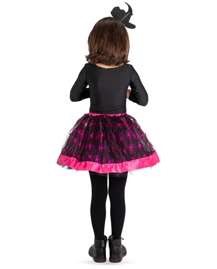PURPLE CHILDREN TUTU WITH SPIDERWEBS L.CM.30 ONE SIZE IN PBH