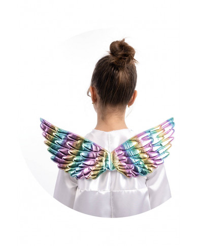 ANGEL WINGS IN MULTICOLORED FABRIC L.CM. 44X18 IN PBH ANGEL WINGS IN MULTICOLORED FABRIC L.CM. 44X18 IN PBH
