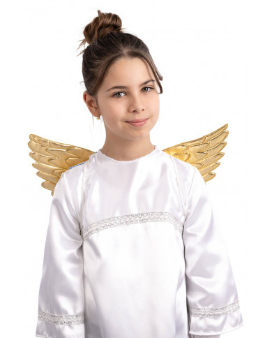 ANGEL WINGS IN GOLDEN FABRIC L.CM. 44X18 IN PBH ANGEL WINGS IN GOLDEN FABRIC L.CM. 44X18 IN PBH