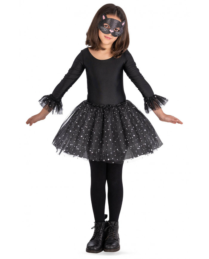 KITTEN SET ( SKIRT, MASK, WRISTBANDS) IN BAG WITH HOOK