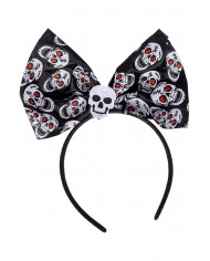 ensemble déguisement squelette (jupe, serre-tête) dans une pochette avec crochet