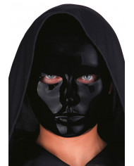 Black plastic mask for an enigmatical disguise. Black plastic mask for an enigmatical disguise.