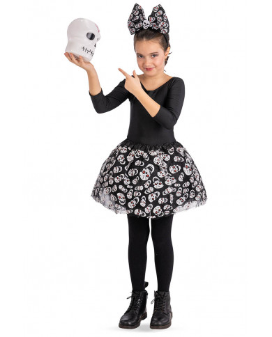 Set scheletrina (gonna, cerchietto) in busta con gancio