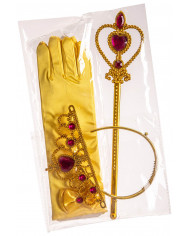 PRINCESS SET (GLOVES, CROWN, WAND) IN PBH