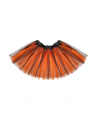 conjunto de calabaza (falda, diadema, varita) en bolsa con gancho