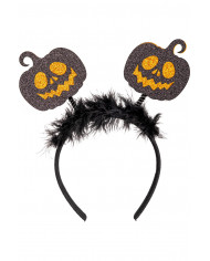 ensemble déguisement citrouille (jupe, serre-tête, baguette) dans une pochette avec crochet ensemble déguisement citrouille (jupe, serre-tête, baguette) dans une pochette avec crochet