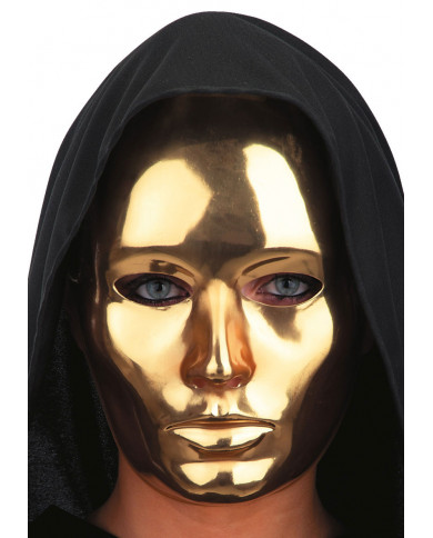 Metallized plastic mask to hide your identity like in the movie Metallized plastic mask to hide your identity like in the movie