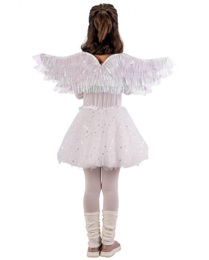 ANGEL SET ( SKIRT AND GLITTERED WINGS L.CM.78X21) IN BAG WITH HOOK ANGEL SET ( SKIRT AND GLITTERED WINGS L.CM.78X21) IN BAG WITH HOOK